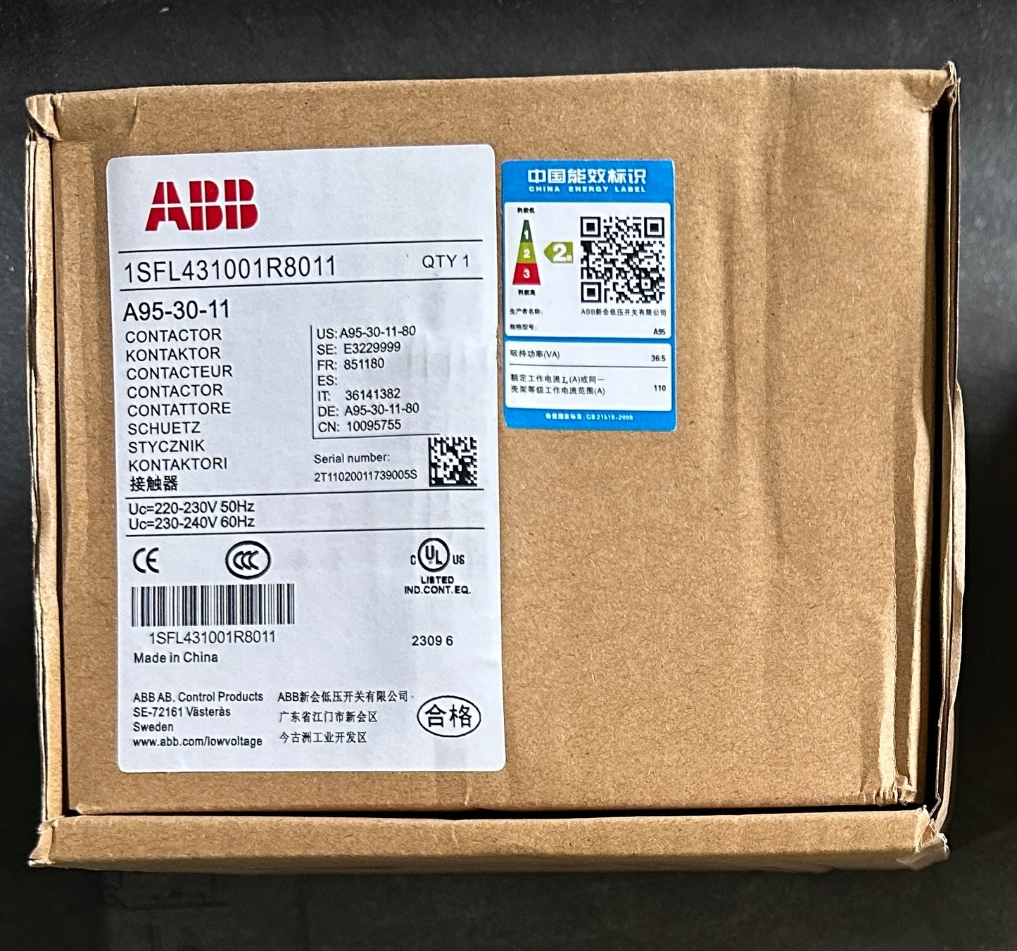 ABB A95-30-11-80 - Contactor