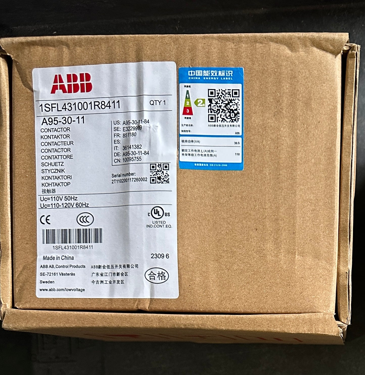 ABB A95-30-11-84 - Contactor