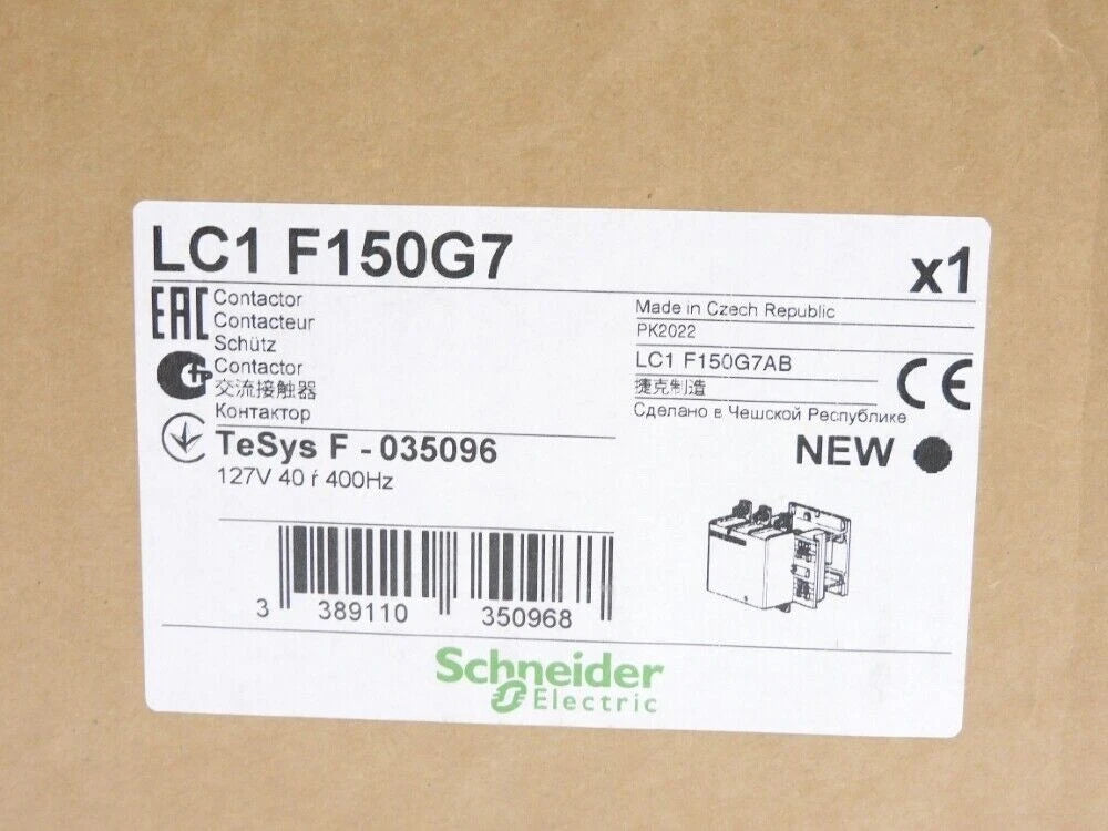Schneider Electric Contactor LC-1F150G7 | LC1F150G7