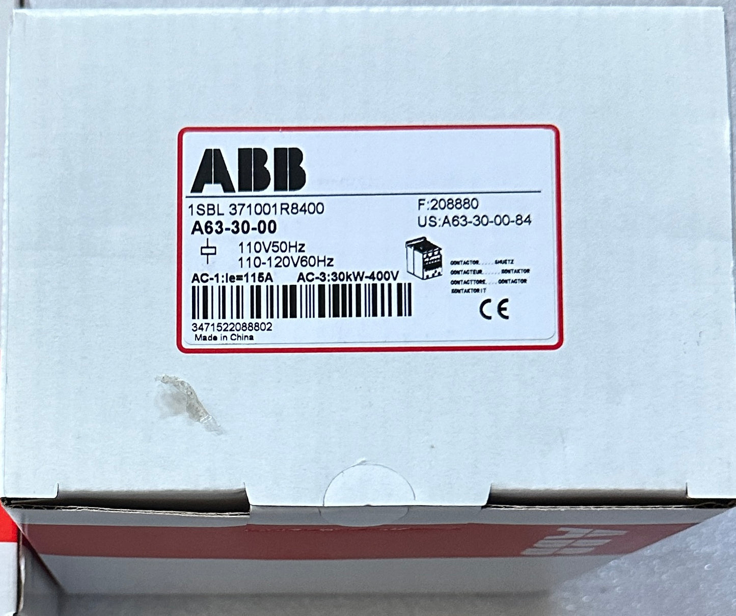 ABB A63-30-00-84 - Contactor