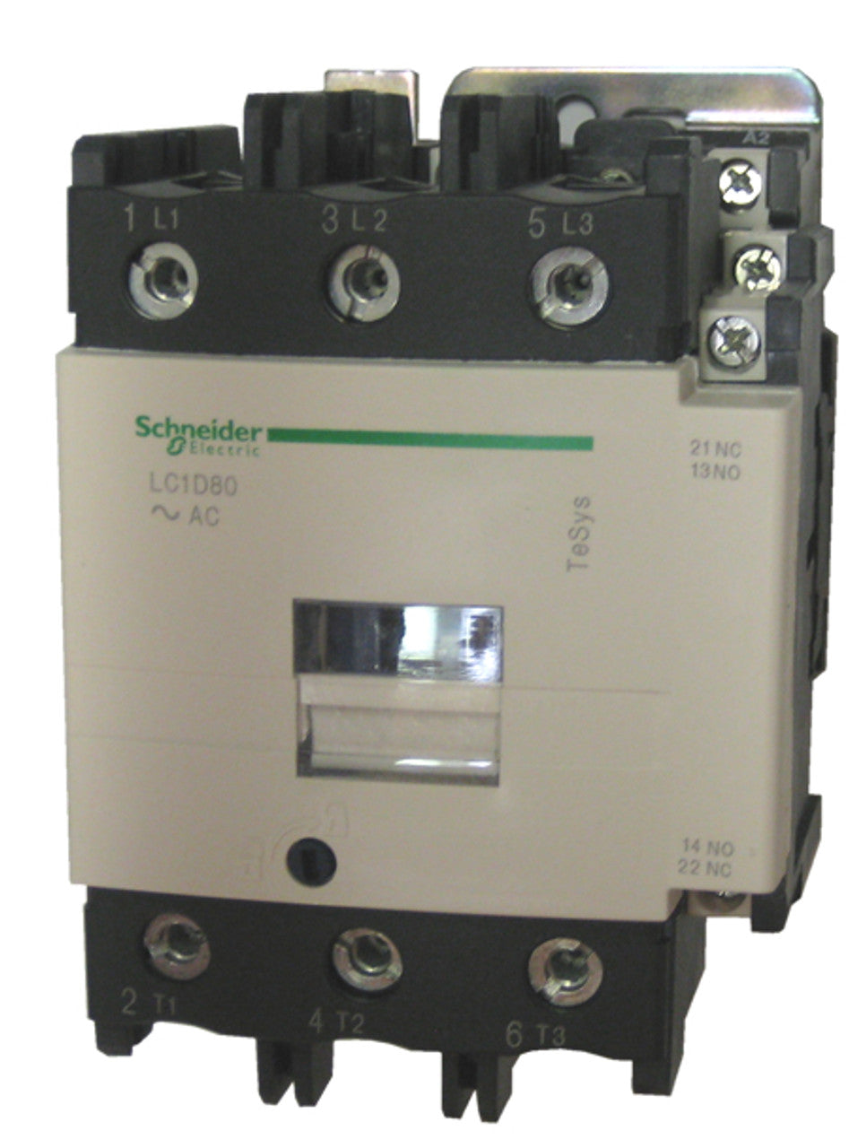 Schneider Electric Contactor LC-1D80F7 | LC1D80F7