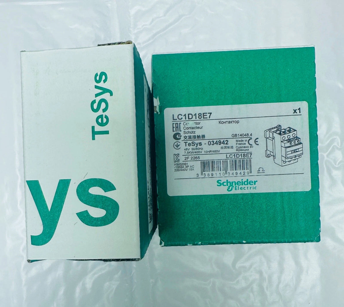 Schneider Electric Contactor LC-1D18E7 | LC1D18E7