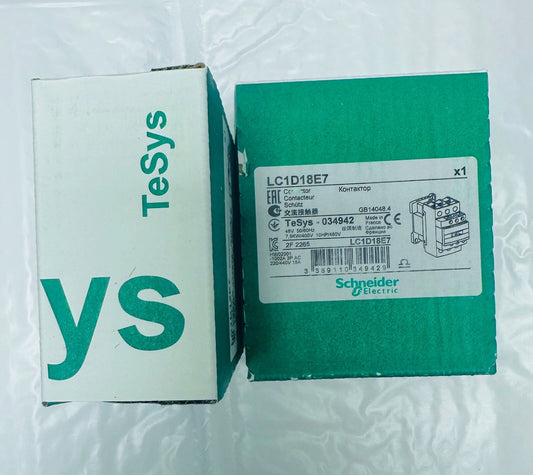 Schneider Electric Contactor LC-1D18E7 | LC1D18E7