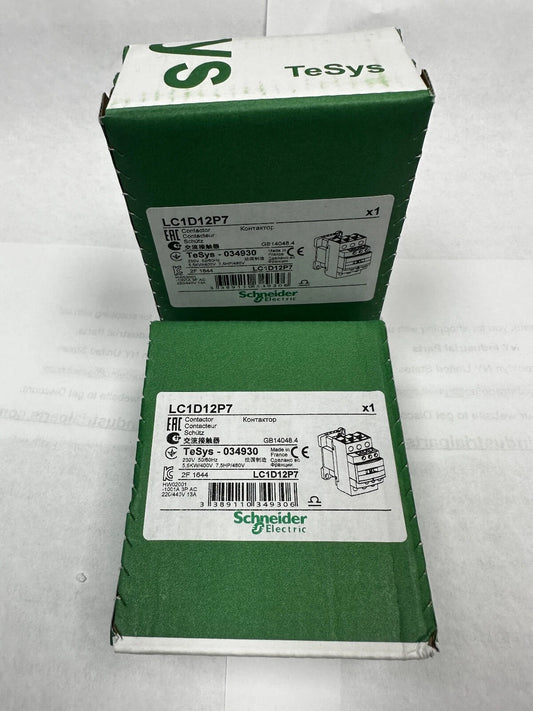 Schneider Electric Contactor LC-1D12P7 | LC1D12P7