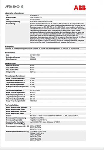 ABB AF38-30-00-13 - Contactor