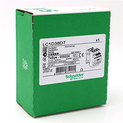 Schneider Electric Contactor LC-1D38B7 | LC1D38B7